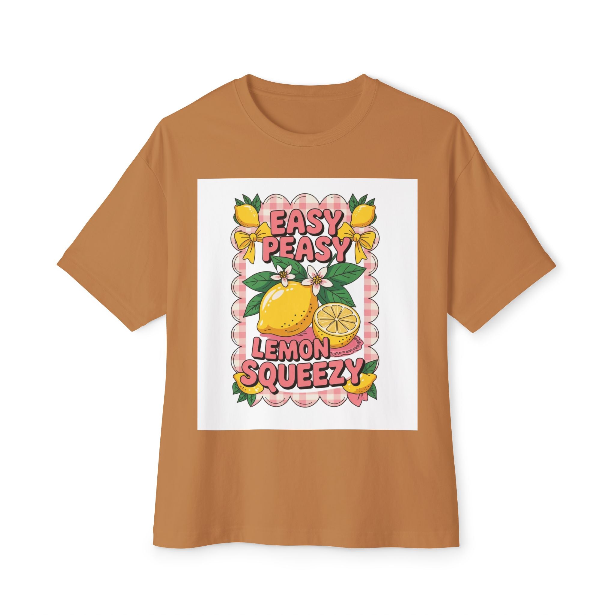 Easy Peasy Lemon Squeezy Tee | Lemon Graphic Shirt