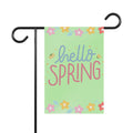 Hello Spring garden flag | House banner, floral spring décor