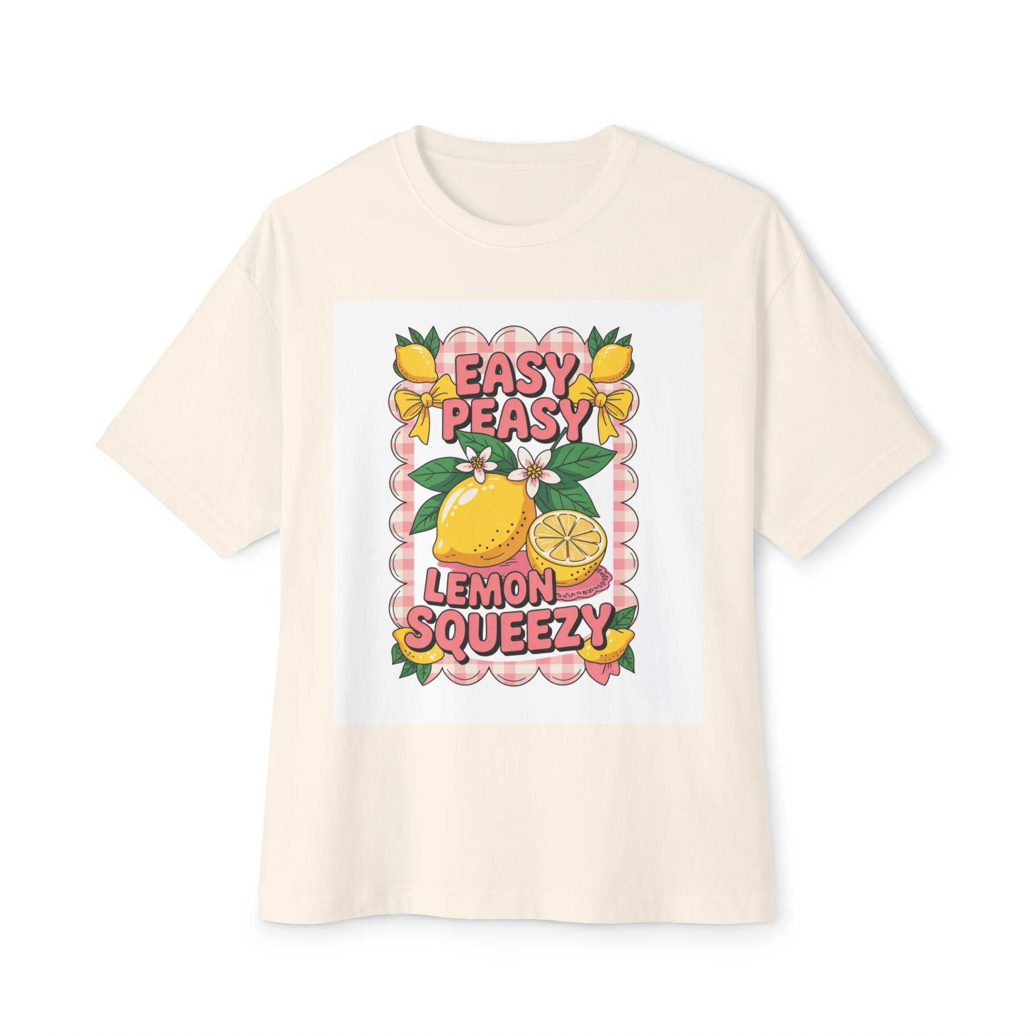 Easy Peasy Lemon Squeezy Tee | Lemon Graphic Shirt