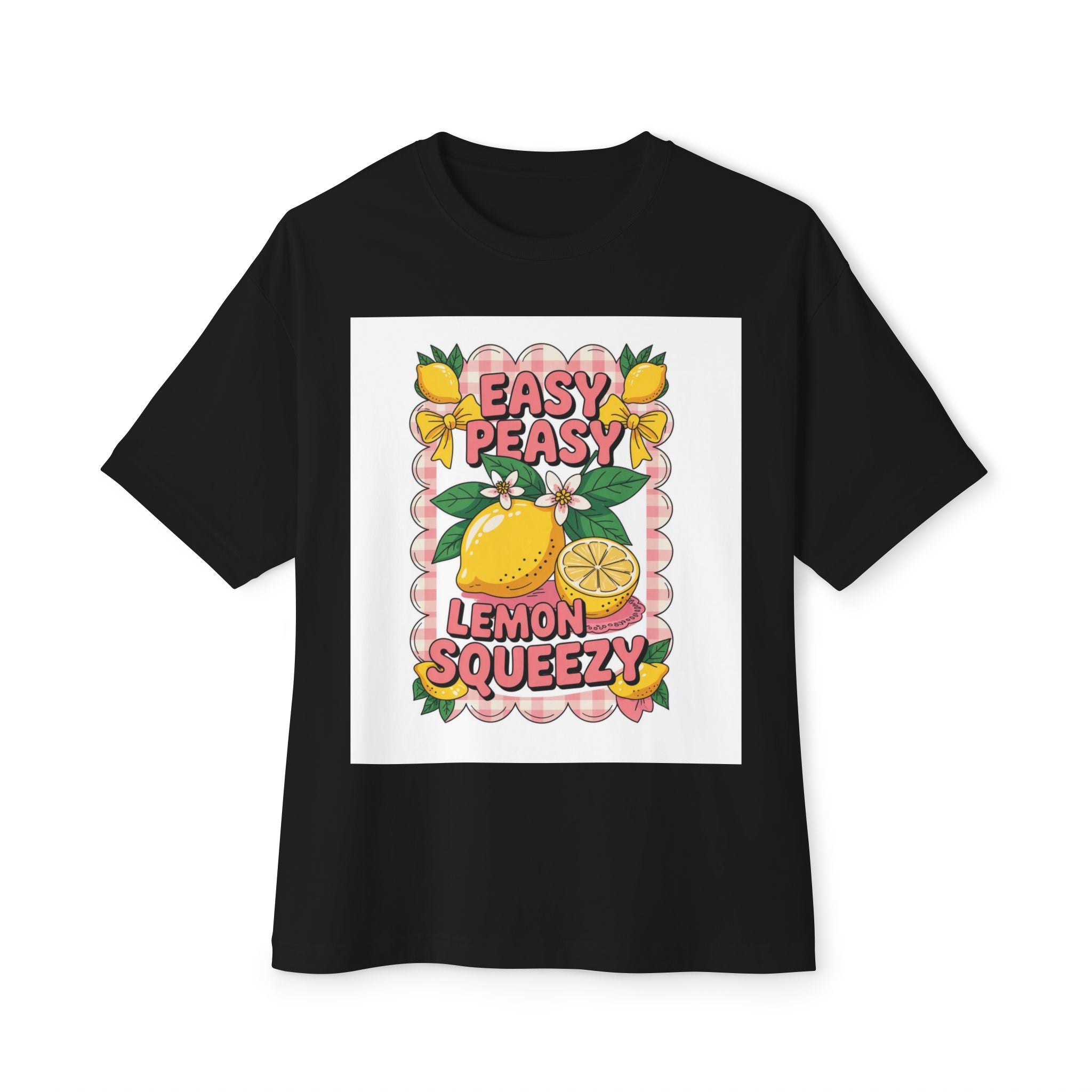 Easy Peasy Lemon Squeezy Tee | Lemon Graphic Shirt