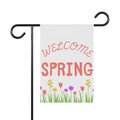 Welcome Spring Garden Flag — Floral Outdoor House Banner