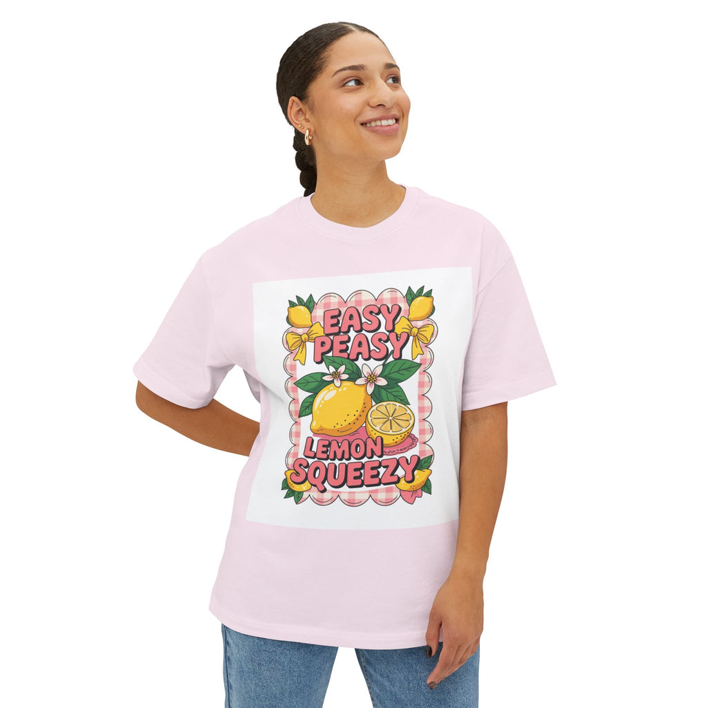 Easy Peasy Lemon Squeezy Tee | Lemon Graphic Shirt