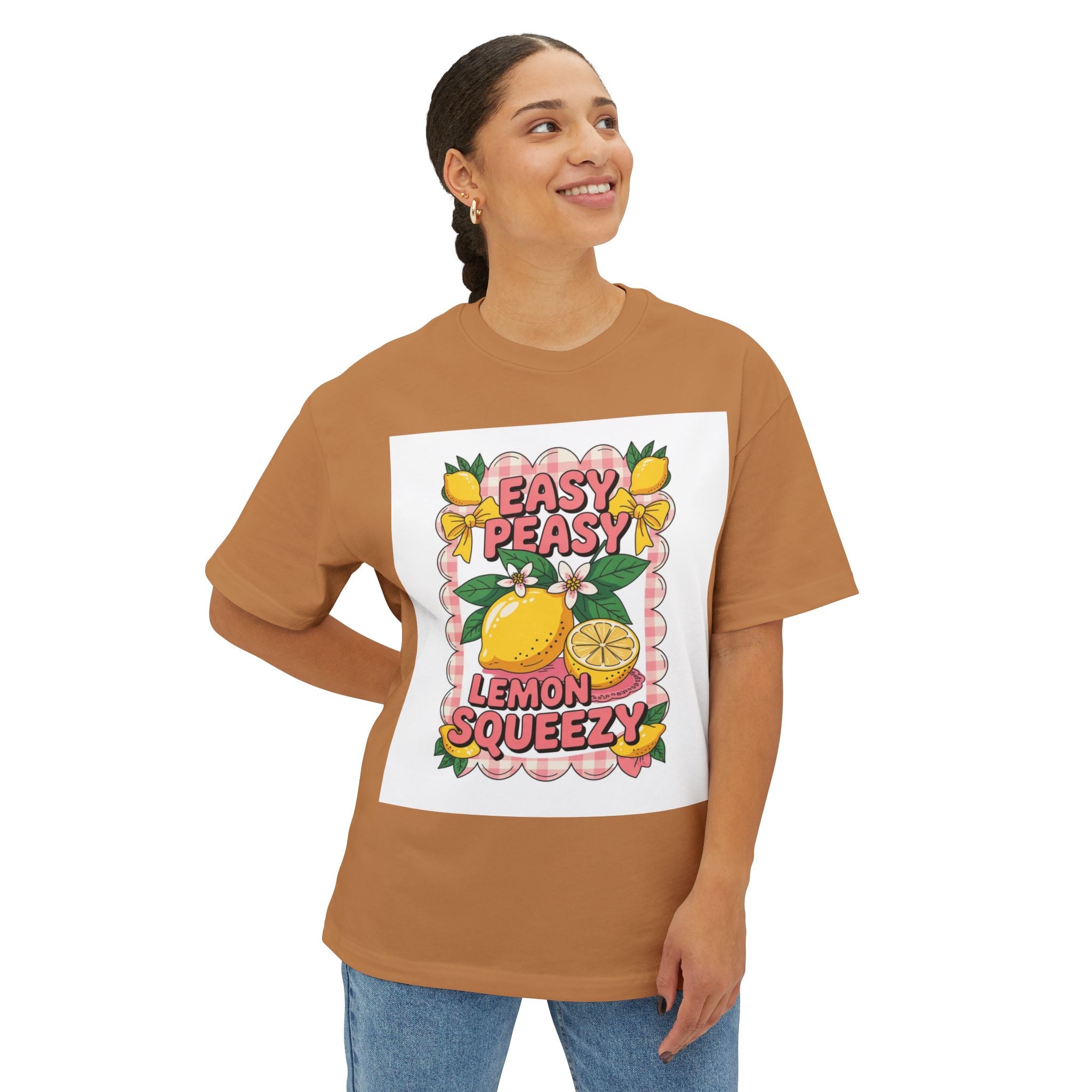 Easy Peasy Lemon Squeezy Tee | Lemon Graphic Shirt