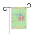 Hello Spring Garden Flag - Floral Welcome Banner for Yard & Porch