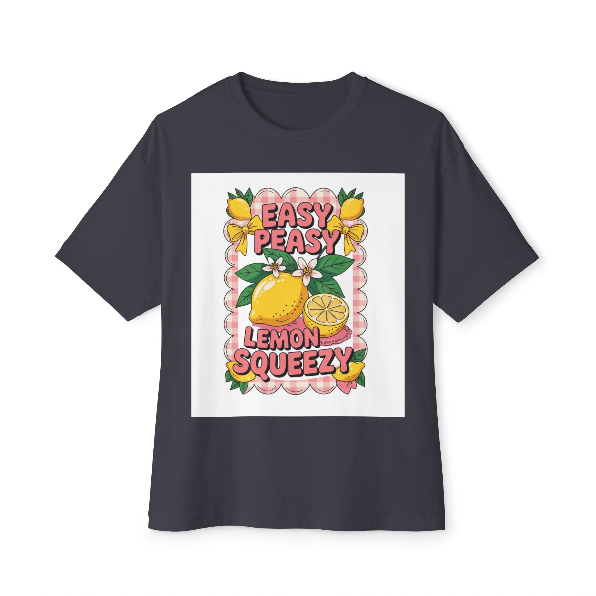 Easy Peasy Lemon Squeezy Tee | Lemon Graphic Shirt