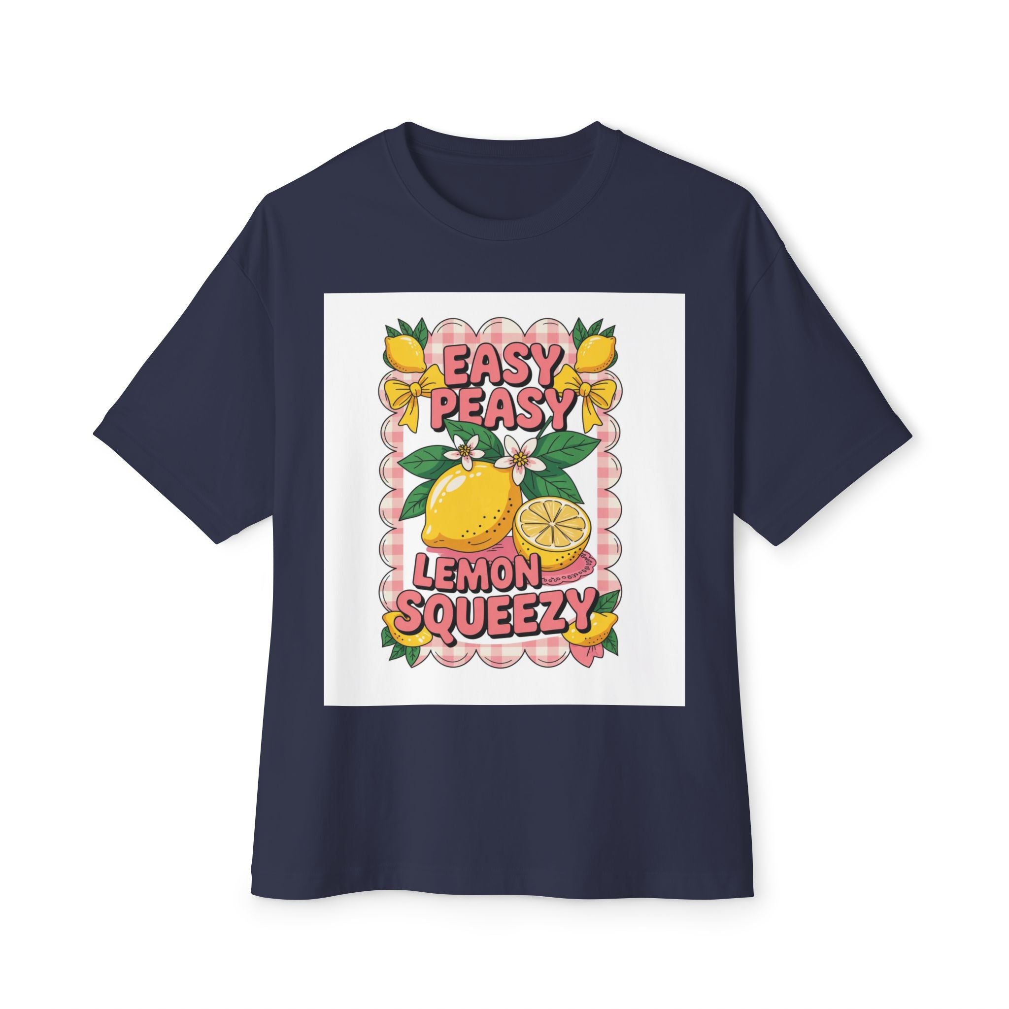 Easy Peasy Lemon Squeezy Tee | Lemon Graphic Shirt