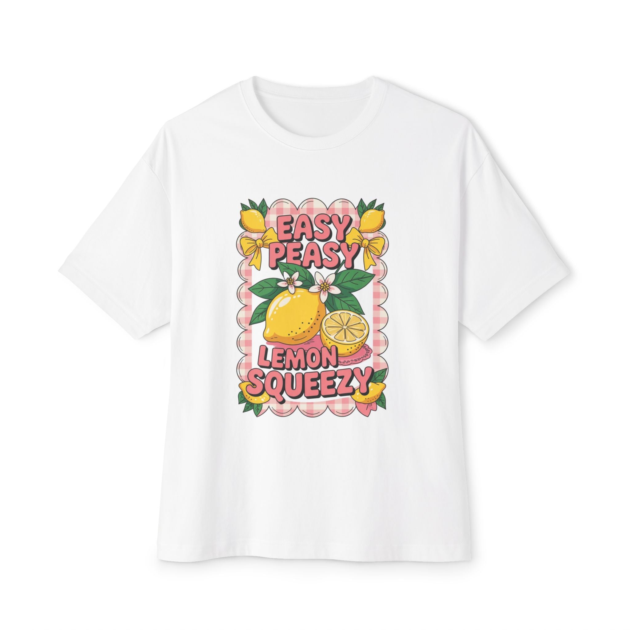 Easy Peasy Lemon Squeezy Tee | Lemon Graphic Shirt