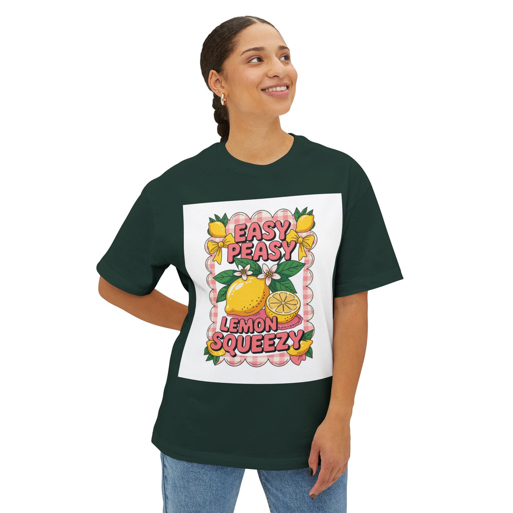 Easy Peasy Lemon Squeezy Tee | Lemon Graphic Shirt