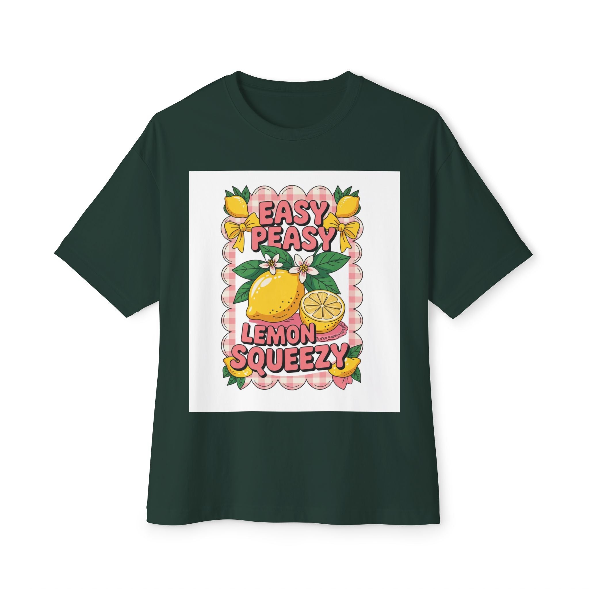 Easy Peasy Lemon Squeezy Tee | Lemon Graphic Shirt