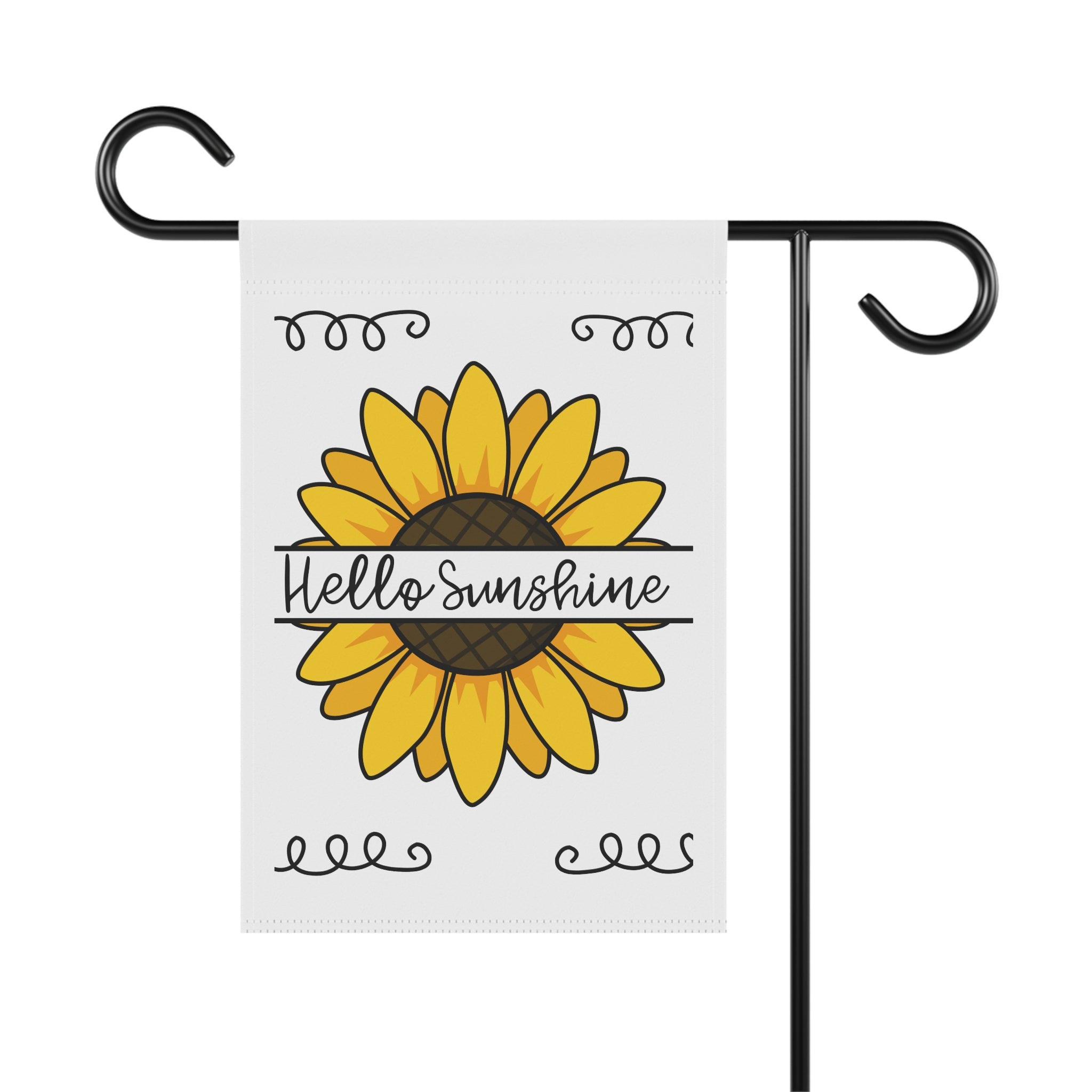 Hello Sunshine Sunflower Garden Flag | House Banner