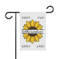 Hello Sunshine Sunflower Garden Flag | House Banner