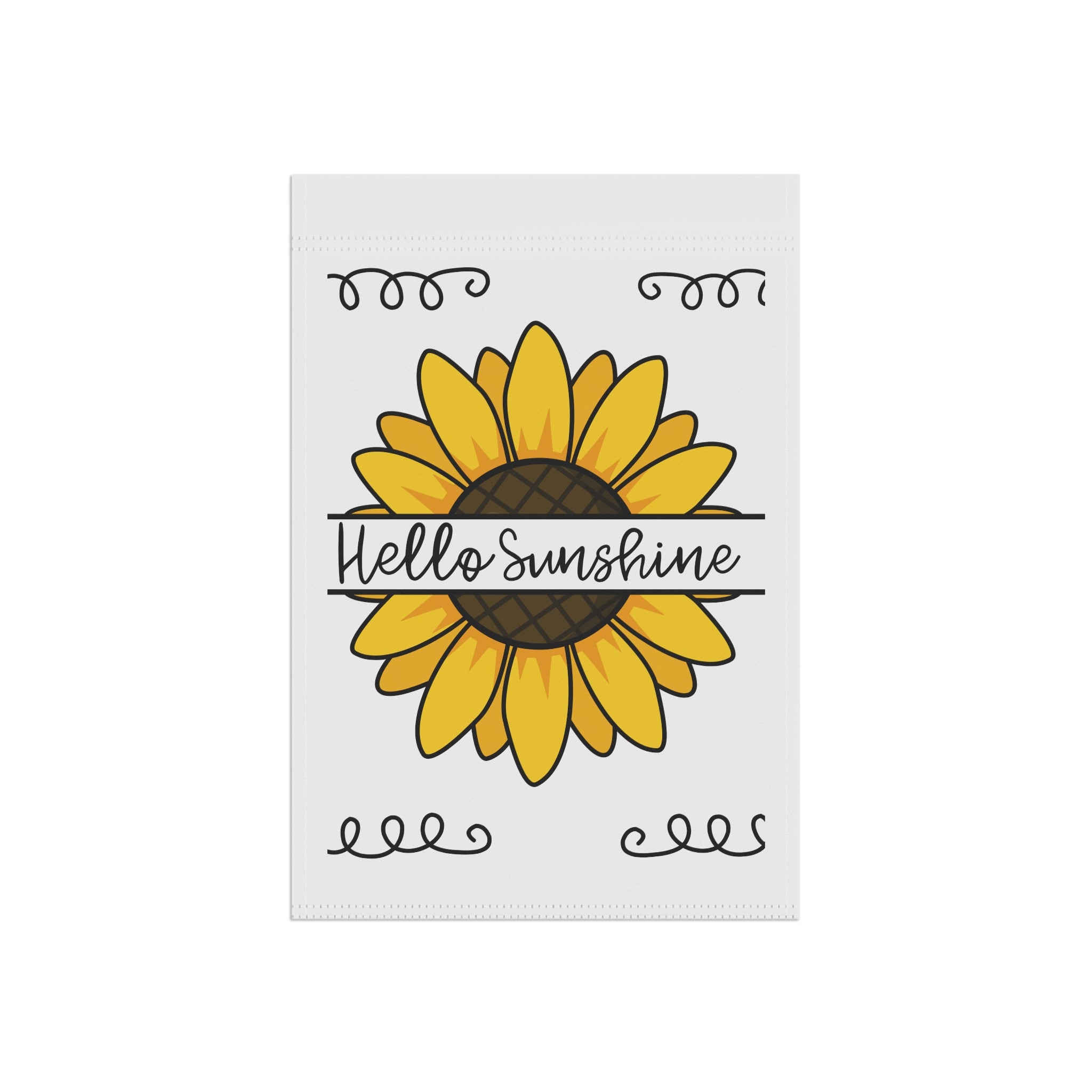 Hello Sunshine Sunflower Garden Flag | House Banner